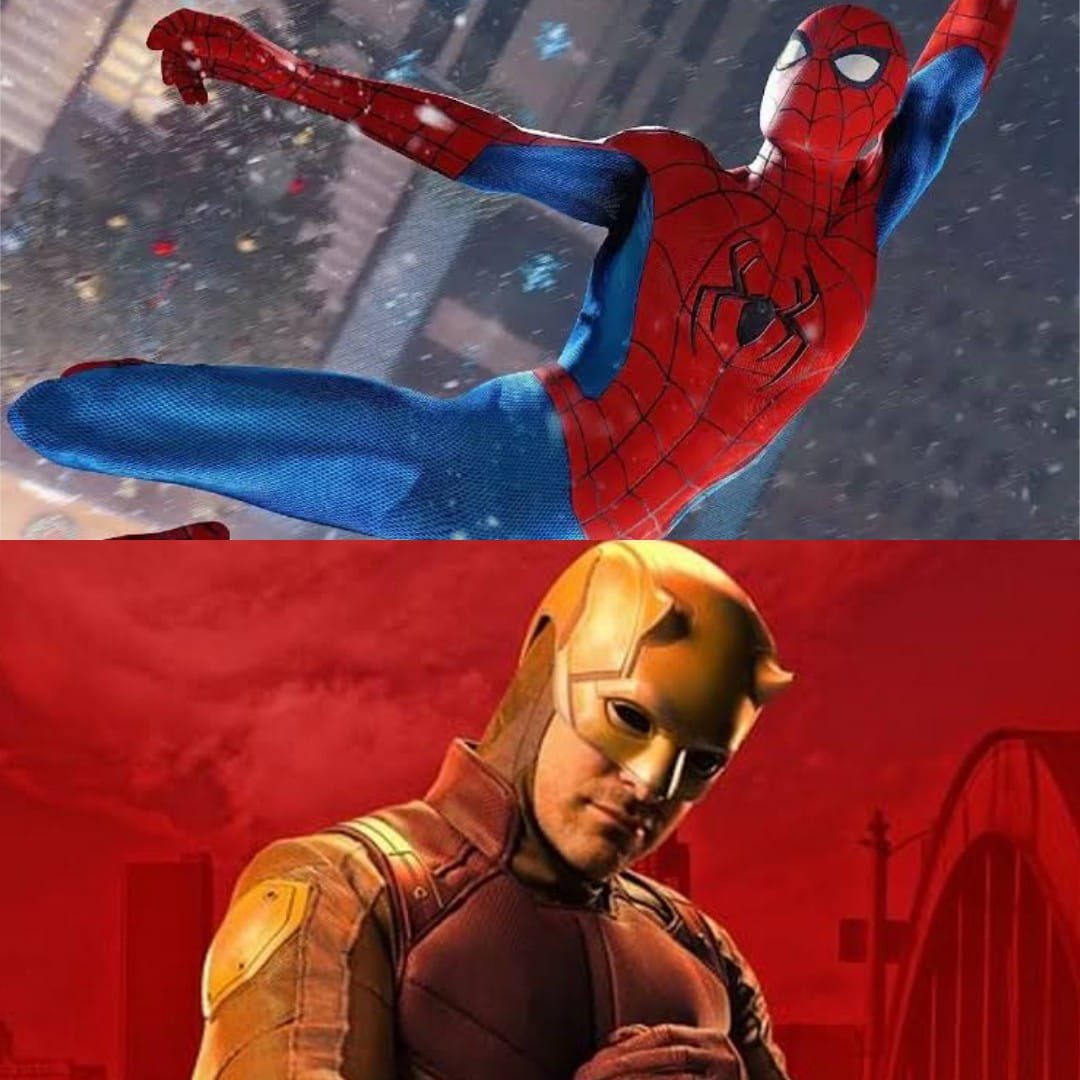 GabyMeza8's tweet photo. ¡HARÍAN EQUIPO CONTRA EL CRÍMEN! 💥 Según información del insider #EmberOnMain, asegura que el nuevo contrato de #TomHolland con #Marvel incluye una aparición de #SpiderMan en la serie #DaredevilBornAgain. 🕷️ https://t.co/NY1AFVjVgs