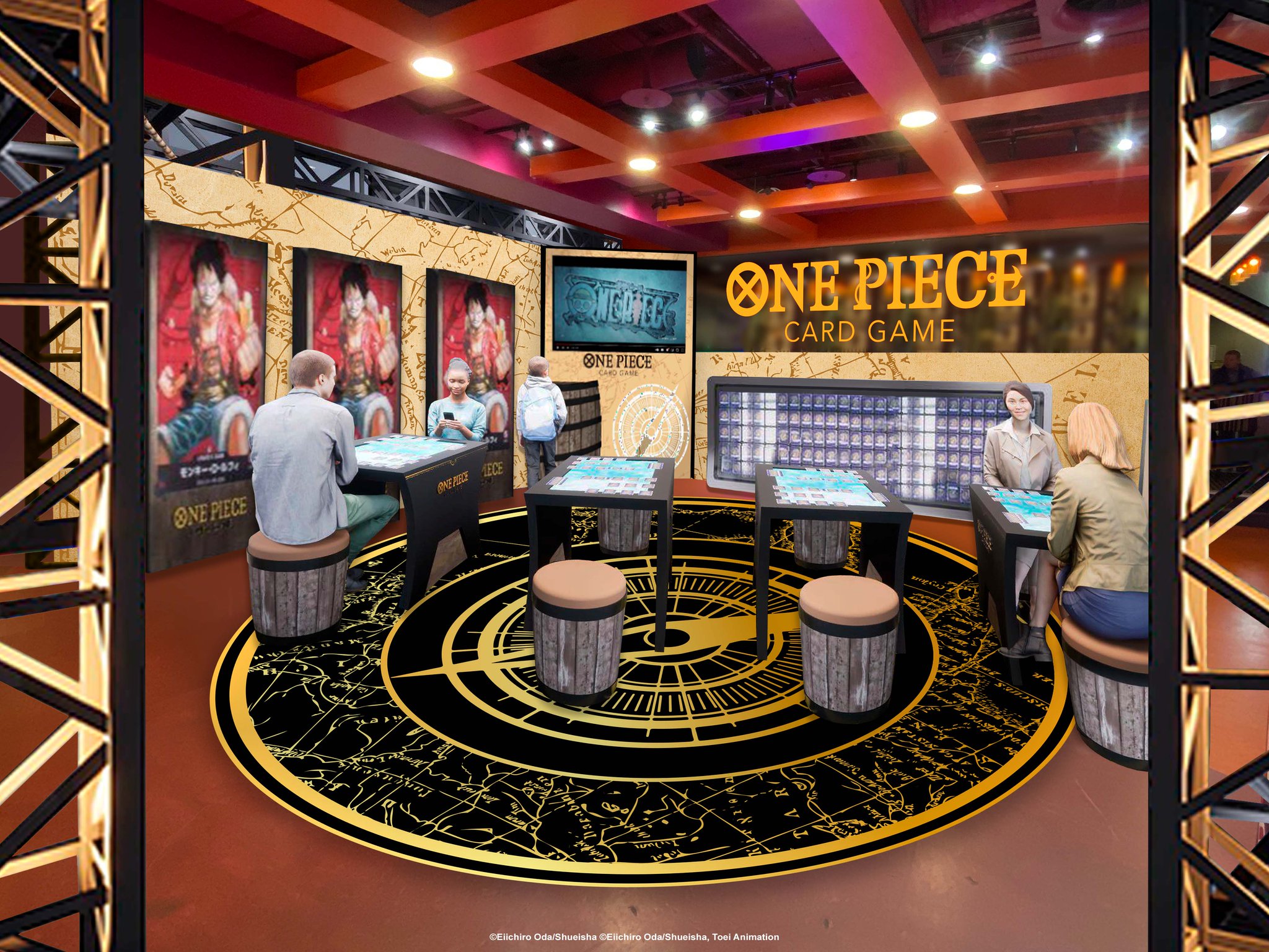 NAMCO Funscape on Twitter "The ONE PIECE CARD GAME Official Shop pre