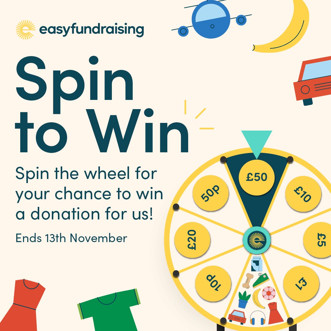 SupportiveSRC's tweet image. You can win bonus donations up to £50 for Supportive - Social Transport Scheme - County Durham every day until 13th November in @easyuk’s new Spin to Win giveaway. It’s completely free to enter:
ow.ly/vkEZ50Lum1V