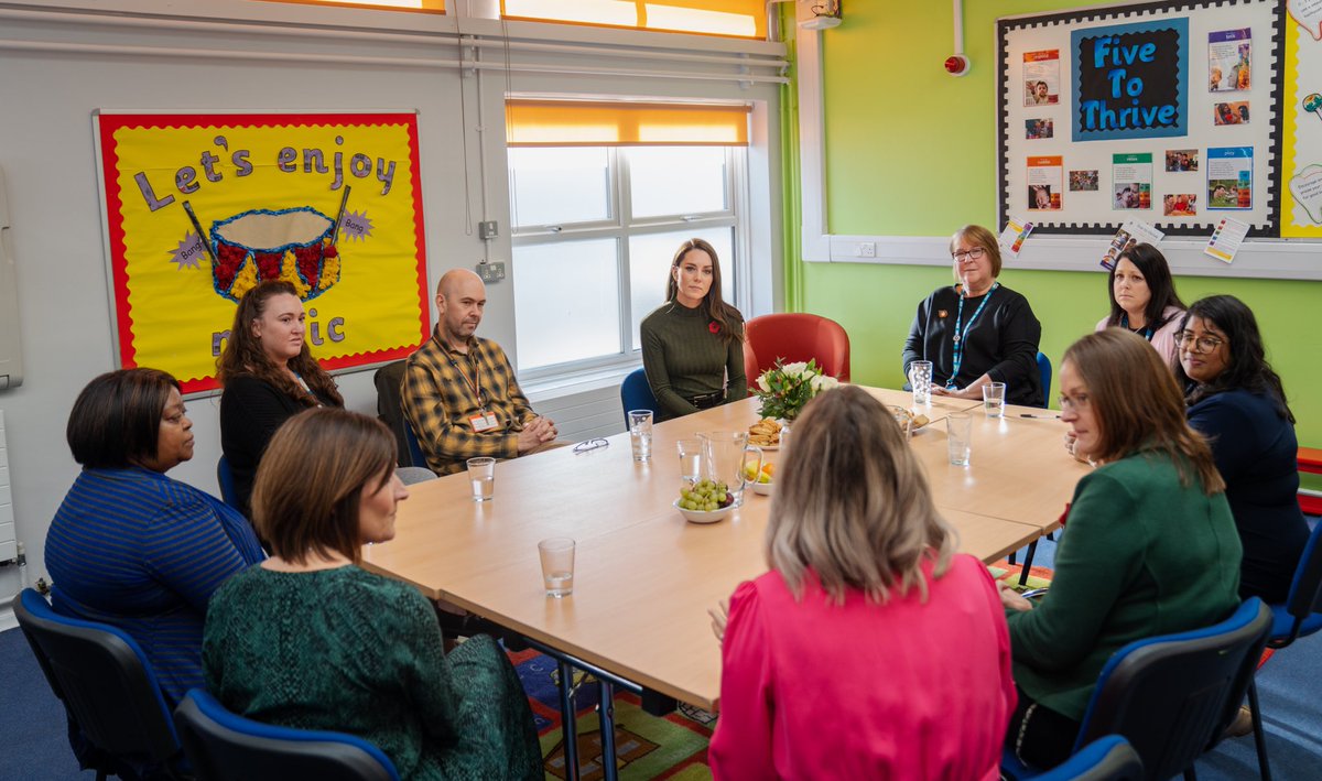 HS_Hillingdon's tweet photo. Today HRH Princess of Wales met with a volunteer and 2 families we support. They told her about how, working together with the NHS Perinatal Mental Health Team and Children’s Centres we “have helped them through a really challenging time” 
@MMHAlliance @CNWLNHS https://t.co/EoYN9c1poy