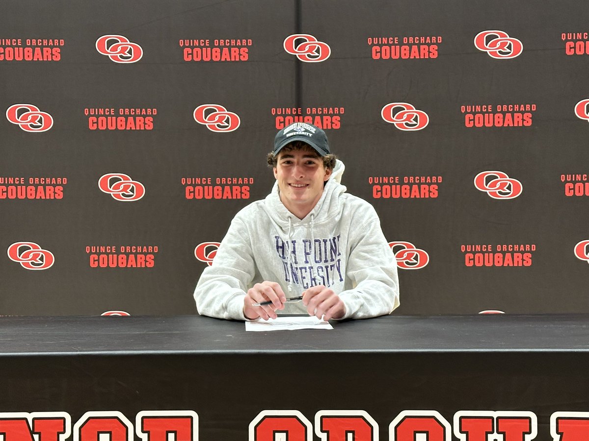 Quince Orchard Athletics (@qoathletics) on Twitter photo Congrats to our Student-Athletes signing their NLI’s today!
Lauren Clark, Swimming -Vermont
Grace Oristian, Golf- Towson
Camille Thomas, Girls Lacrosse- Mt. St. Mary’s
Josh Weitzman, Boys Lacrosse- High Point
@QOHSPrin_Thomas <a href="/QOSportsNet/">QO Sports Network</a> <a href="/QOBoosters/">Quince Orchard Boosters</a> <a href="/QOGolf/">Quince Orchard Golf Team</a> <a href="/lax_qo/">QO Girls Lax</a> <a href="/QOswim_dive/">QO SWIM & DIVE</a> Congrats to our Student-Athletes signing their NLI’s today!
Lauren Clark, Swimming -Vermont
Grace Oristian, Golf- Towson
Camille Thomas, Girls Lacrosse- Mt. St. Mary’s
Josh Weitzman, Boys Lacrosse- High Point
@QOHSPrin_Thomas <a href="/QOSportsNet/">QO Sports Network</a> <a href="/QOBoosters/">Quince Orchard Boosters</a> <a href="/QOGolf/">Quince Orchard Golf Team</a> <a href="/lax_qo/">QO Girls Lax</a> <a href="/QOswim_dive/">QO SWIM & DIVE</a>