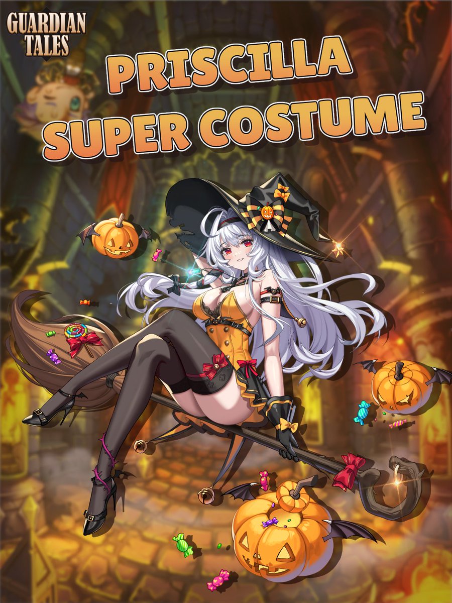 Guardian Tales on Twitter "🎃 Priscilla Super Costume Did you had any