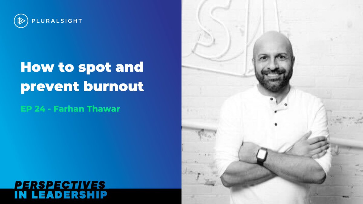 As a leader, it's important to prevent burnout in your teams. We sat down with <a href="/fnthawar/">Farhan Thawar</a>, VP of Engineering at <a href="/Shopify/">Shopify</a>, for his take on how to spot burnout and how to avoid it on a team &amp; individual level! Tune in here ➡️ bit.ly/3Ufo9mj