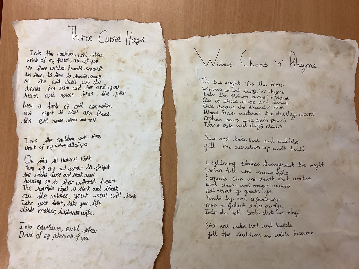 FromeValeYr6's tweet photo. Witches’ spells inspired by Macbeth #Cabotfederation https://t.co/mpKQ6lQhjg