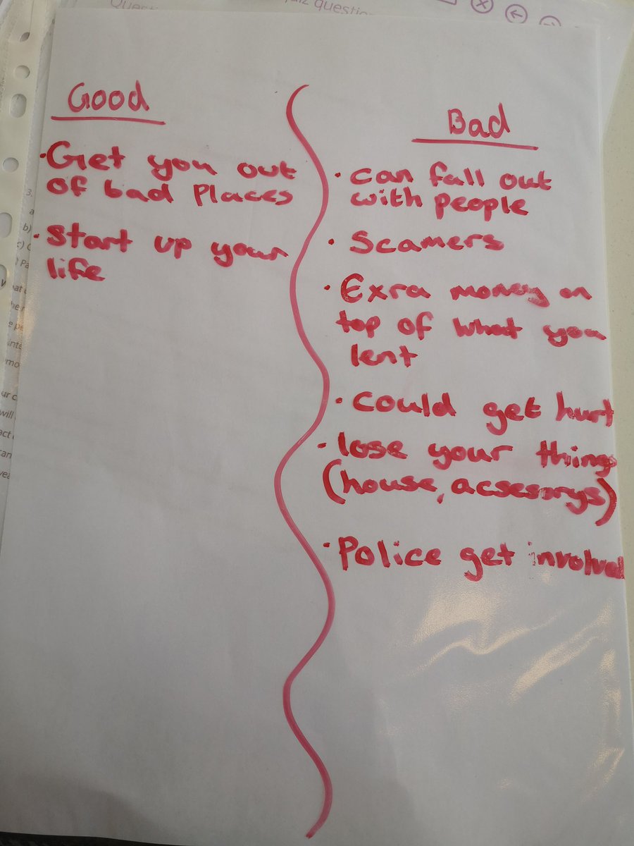Is debt a good thing or bad? 🤷‍♀️

Had an absolutely fab time today with <a href="/acttrainingltd/">ACT Training Ltd</a> Barry, talking about understanding and managing debt! 💳

So impressed with all of the amazing savings advice from students - they remembered so much! 😱

<a href="/LifeSkills_Ed/">LifeSkills Teach</a> <a href="/BITCCymru/">BITC Cymru</a>