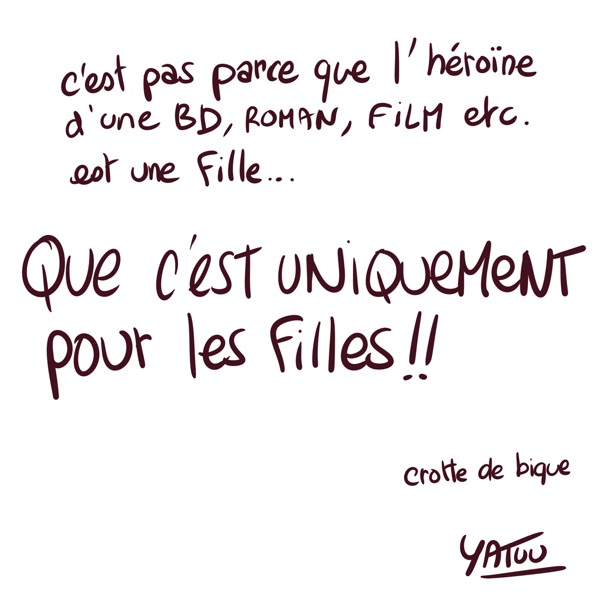Yatuu's tweet photo. https://t.co/GMkjToBRby
Non c'est pas parce qu'on parle d'une princesse que c'est pour les filles uniquement 🙄 https://t.co/OkHLULy2pY