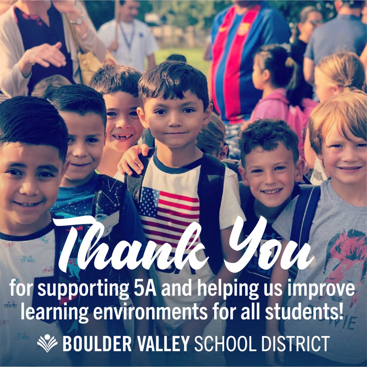 Thanks to our community, BVSD will be able to improve and expand learning environments for our students. Way to go Boulder Valley! Learn more: bvsd.org/current-topics… #WhereStudentsLearnMatters #InvestinginOurSchools #BVSD