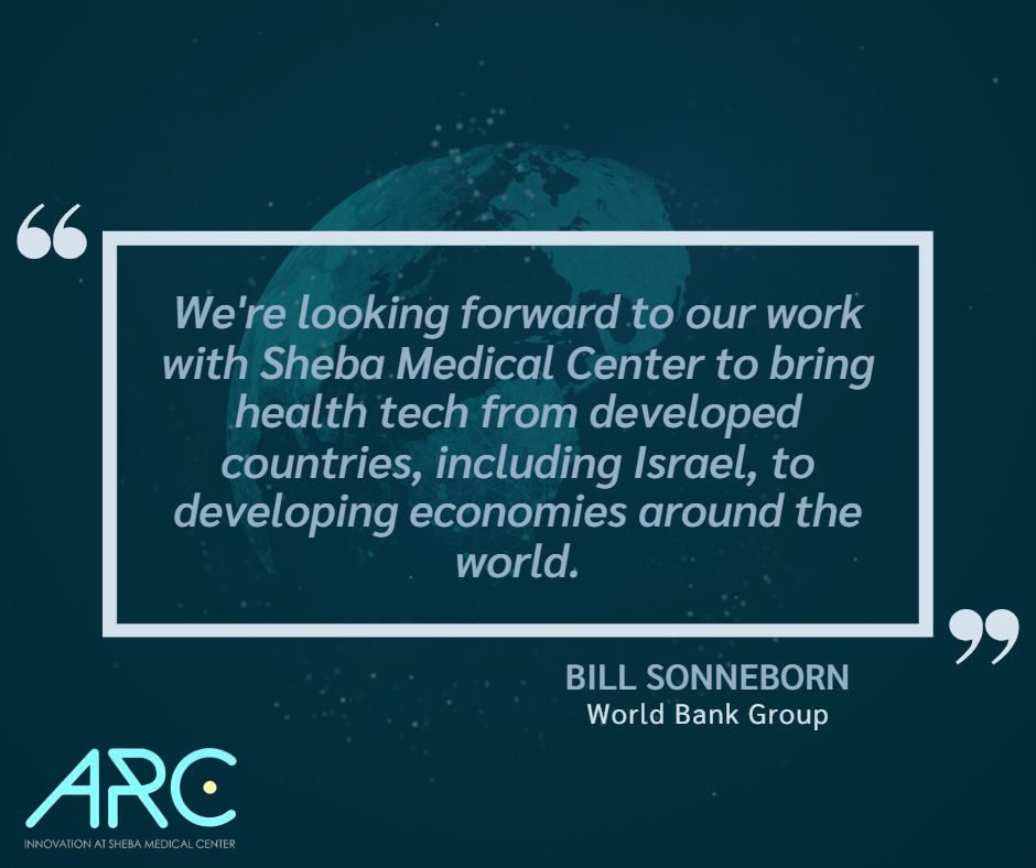 sheba_medical's tweet photo. Today, William Sonneborn, Global Director of the Disruptive Technologies and Funds at the @WorldBank, spoke about our joint efforts to continue to bring #HealthWithoutBorders to the greater global community. #ShebaMedical #MIXiii https://t.co/kxqODJOHf3