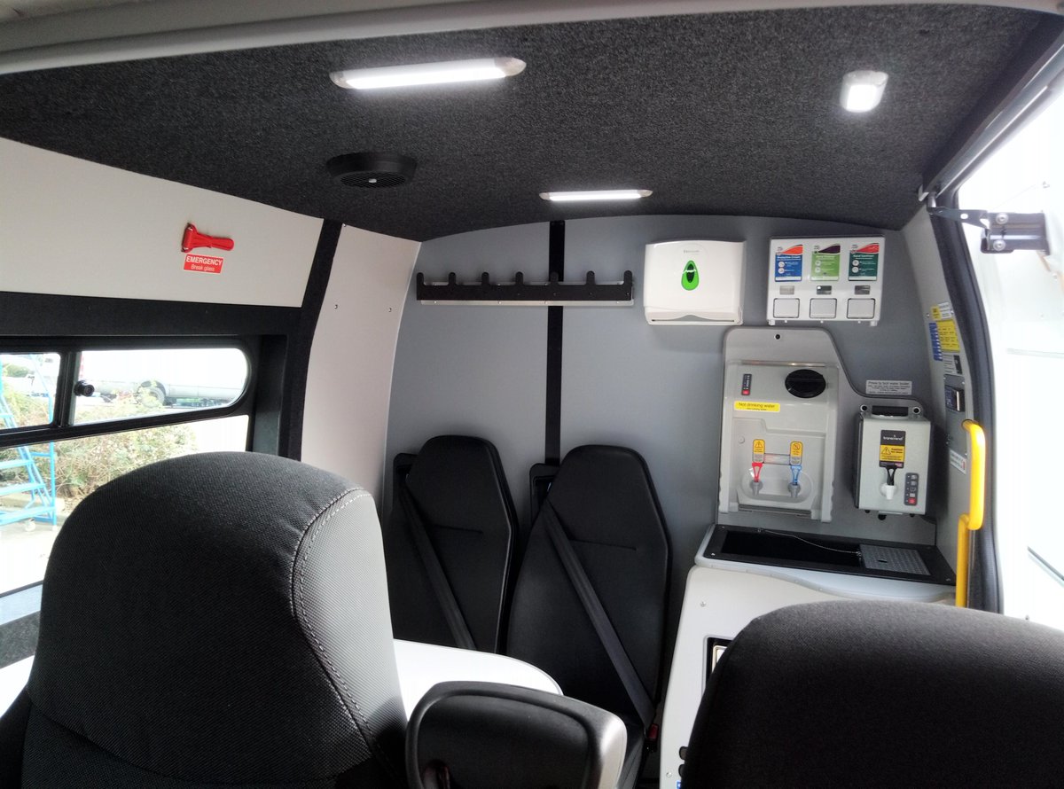 Need a new Welfare / Messing Van quickly?
We have access to some new #TypeApproved Clarks 7 Seat Welfare Renault Master Business+ (Air Con) Vans - available for sale from stock, converted and ready to go! 

T: 01484 866218
E: enquire@truefleet.co.uk

#Clarks #Welfare #Messing