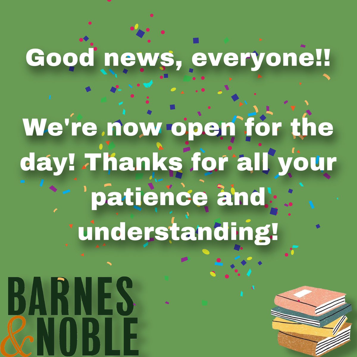 B&N Freehold tweet media