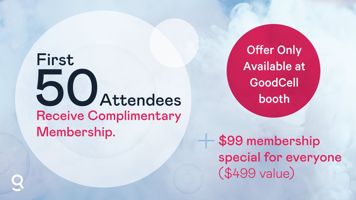 Mark your calendar. From November 13-16 you can join us at HLTH22 to learn more about how GoodCell supports proactive health.  You can even begin your #preventivehealth journey on the spot. 

#HLTH22 #GoodCell #StemCells #Biobanking #Biotech