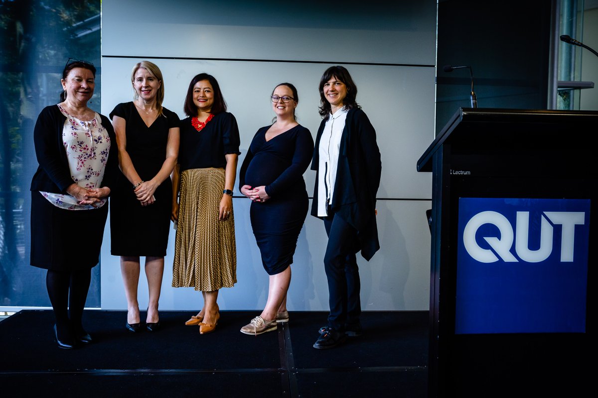 In this week's Women in Research Showcase event, the #QUTResearch community celebrated #QUT's mid-career researchers making an impact in their respective fields: Dr Paula Dootson, Dr Judy Munday, Dr Grace O'Brien, Dr Müge Belek Fialho Teixeira and Dr Soniya Yambem.