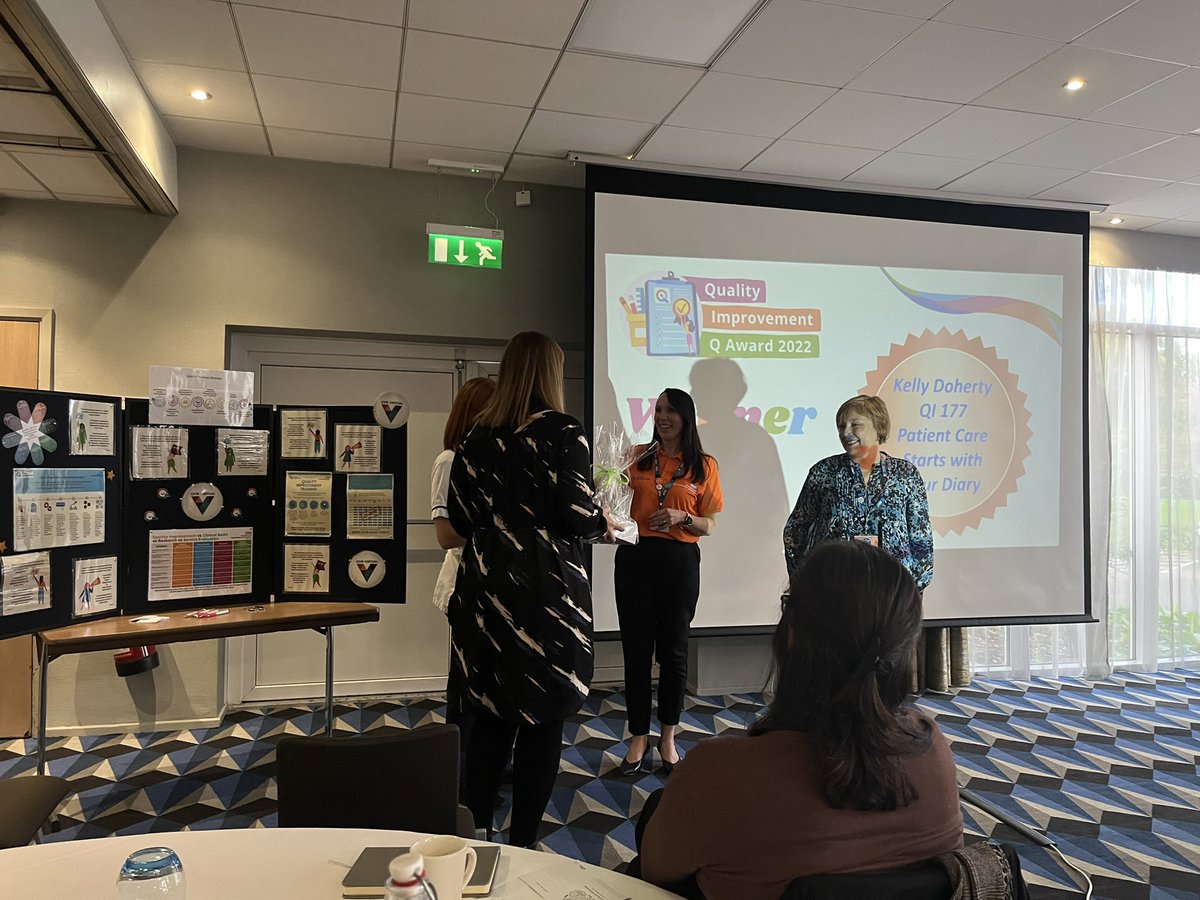 Celebrating <a href="/CWPT_QI/">CWPT_QI</a> awards today with colleagues who have demonstrated amazing dedication to improve services to benefit the patients. Well done to the fab #winners 🥳🥳 <a href="/CWPT_NHS/">Coventry and Warwickshire Partnership NHS Trust</a> <a href="/clareymee3/">Clare Mee</a> <a href="/ashrice88/">Ashley Rice</a>