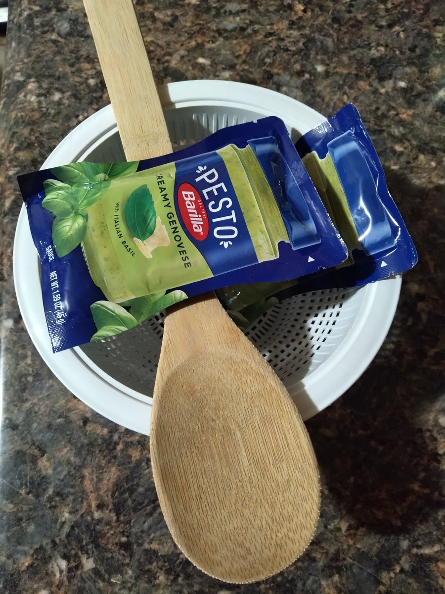 sssandme's tweet photo. Loving this Barilla Pesto Creamy Genovese! Perfect with pasta and on toast! @Barilla @TheSamplerApp #SamplerLove https://t.co/Z2UHIwV3Fj