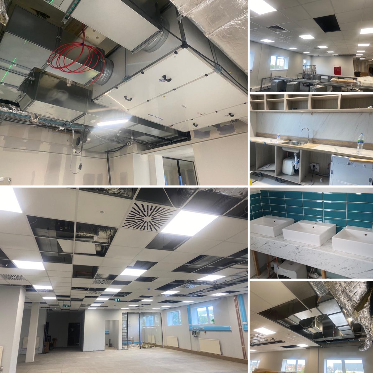 CCPHVAC's tweet image. Our 60,000 sq ft commercial scheme in Rugby is progressing nicely with the ventilation, air conditioning and all of the public health facilities currently being installed #rugby #hvac #ventilation