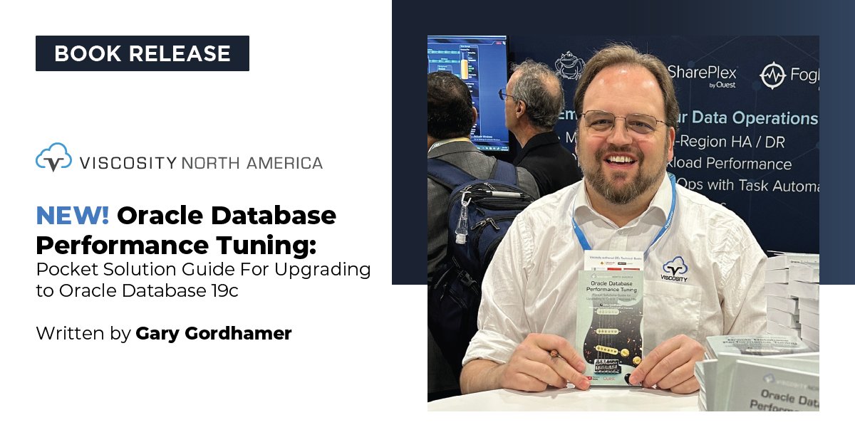 ViscosityNA's tweet image. “Oracle Database Performance Tuning: Pocket Solution Guide For Upgrading Oracle Database 19c” IS OUT!
The new handbook with instruction, best practices, & real-life situations by @ggordham gives essential insights to tune #Oracledatabase19c.
Buy it now! bit.ly/3G06Cu6