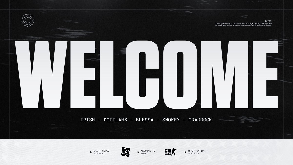 theSHIFTgg's tweet photo. Back for more.
#SHIFTCS makes their return with "Invicta" as we take on S43 of ESEA Advanced
@Irish1227
@dopplahscsgo
@blessacs
@smoke0914
@CRADDOCKcs
#SHIFTNATION https://t.co/mcUr9Grksk
