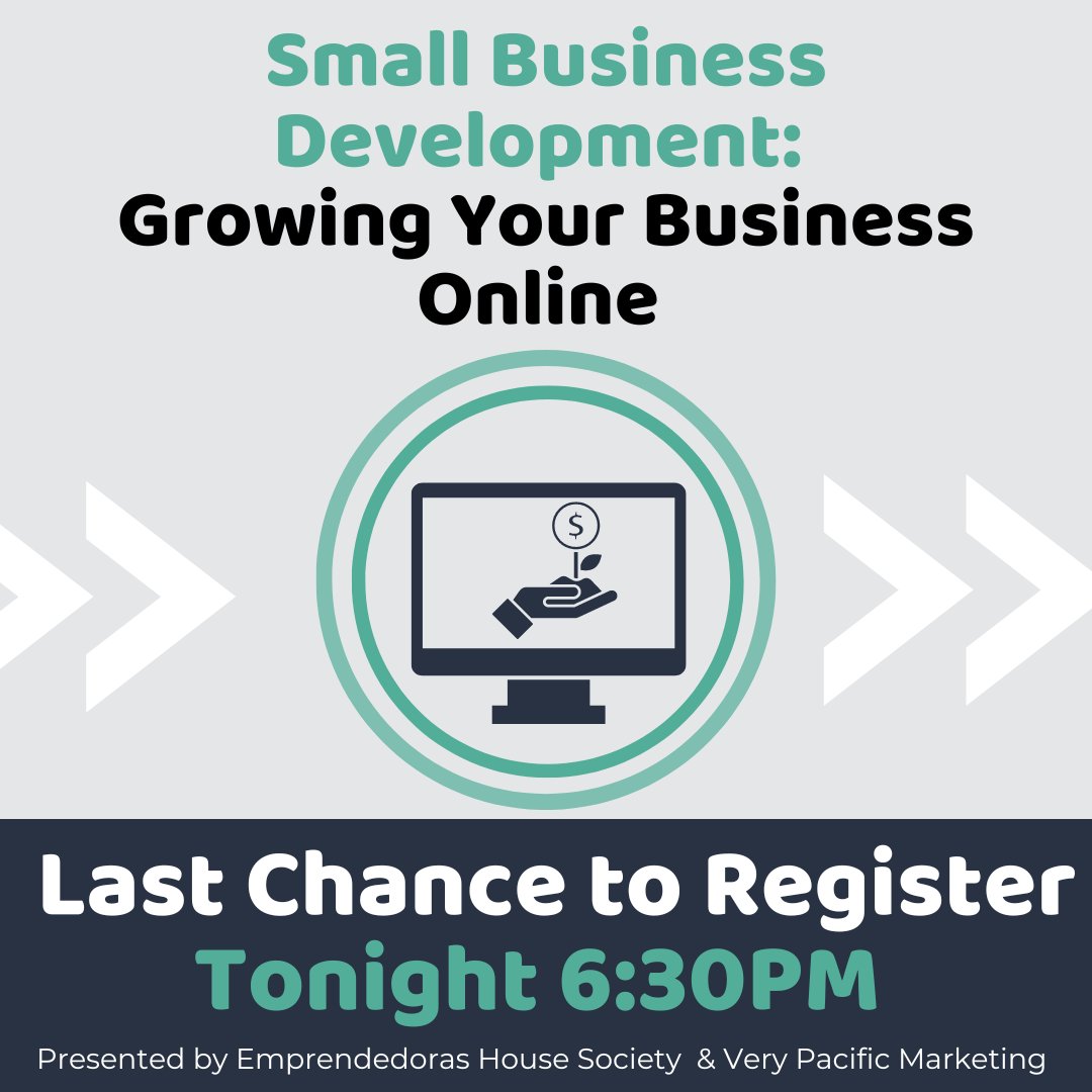 VeryPacific's tweet photo. Tonight Michelle will be giving out insights into the Canadian Marketplace, Resources, and tips on Growing your Business Online! Last chance to register for this FREE event starting at 6:30 PST
https://t.co/VhCOdhIPiK https://t.co/a8MrvCpNhc
