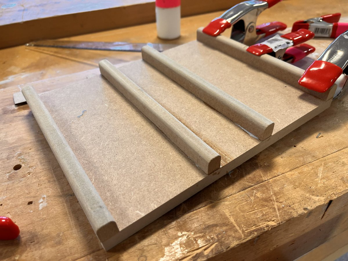 kerry_truman's tweet photo. one thing I am enjoying from my days in the #architecture #modelmaking that I get to share more #HowTo moments for students using the #vacformer.. although deadlines are always looming, it is fun to make moulds with them for projects.. oh.. can you spot my offset pen jig..!? π https://t.co/6R8LuRrsSY