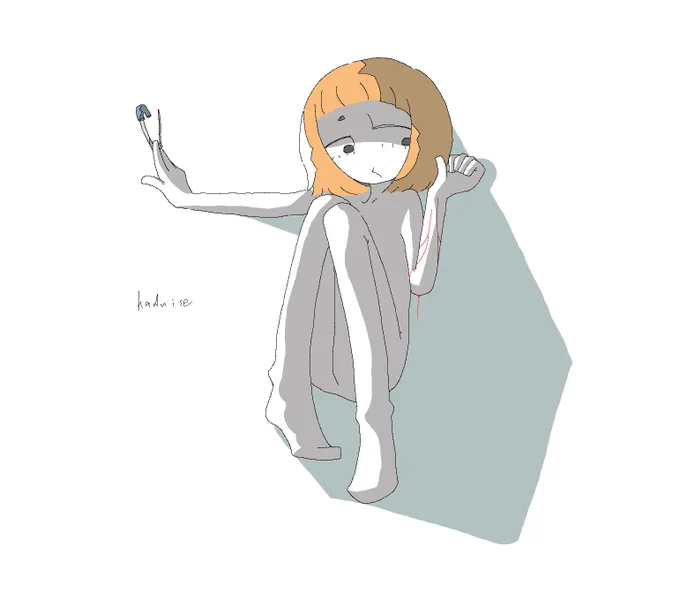 痛覚#お絵描き #イラスト 
