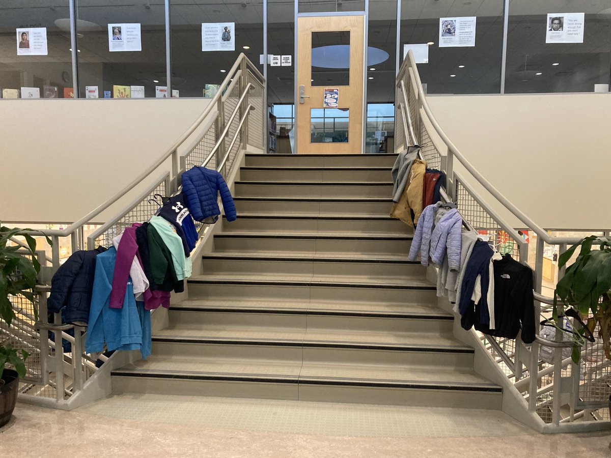 WillardSchool's tweet photo. No school for students tomorrow (11/10) - teacher conferences instead. While at the school to get an update on your child's progress, take a moment to look through the lost &amp; found in the front lobby. Thanks to the industrious parents, students &amp; staff who organized the apparel. https://t.co/g4tqCOFqVt
