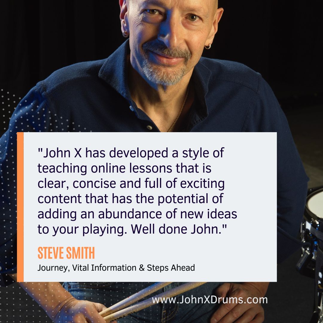 I've had the great pleasure of working with some of the world's greatest drummers. See what Steve Smith has to say about my online lessons. See my website to become the best drummer you can possibly be! lnkd.in/gWdpCsm6
<a href="/ZildjianCompany/">Zildjian Company🌕</a>
 <a href="/vicfirth/">Vic Firth</a>
<a href="/gretschdrums/">Gretsch Drums</a>
<a href="/dwdrums/">Drum Workshop, Inc.</a>