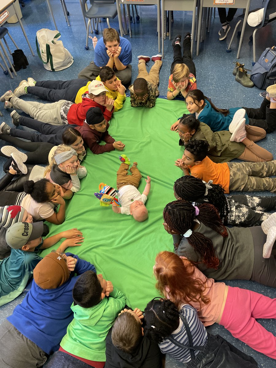 LarkhallGuidan1's tweet photo. Our adorable Tiny Teacher, Will, came to visit @MrsFleming18 Grade 4 class today. We cannot believe how much he has grow and the new things he can do. We love him so much and we are pretty sure he loves us too 🥰 @NLESDCA @RootsofEmpathy @LarkhallAcademy https://t.co/bQjU4qezAb