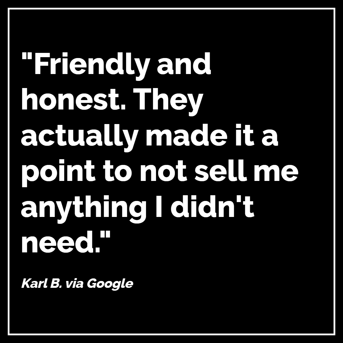 Kcbrakeauto's tweet image. We're the transparent and honest team that you've been looking for. Karl was more than impressed with our services, so what are you waiting for? #FullServiceAuto