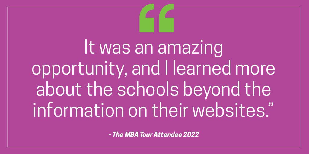 Our events are a great way to forge deeper connections with business schools and get the inside scoop from real admissions reps 🤝 Don't miss our last event of the year: GMAC Master's Tour: Study in Asia Pacific

Register now for free: bit.ly/3tgvlm0