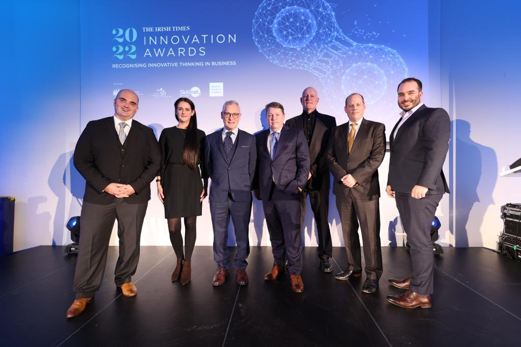 Our 2020 &amp; 2021 #ITInnovationAwards Winners on stage at @themarkerhotel. <a href="/ecomm365/">eCOMM 365</a> <a href="/Wardautomation/">Ward Automation</a> <a href="/LowdenGuitars/">Lowden Guitars</a> <a href="/VorTechws/">VorTech Water Solutions</a> <a href="/HidraMed/">HidraMed Solutions</a> <a href="/TweetIDPal/">ID-Pal</a> <a href="/BiaSolFoods/">BiaSol Foods</a> <a href="/glasport_bio/">GlasPort Bio</a> <a href="/LearnAvatar/">Learn Avatar Academy</a> <a href="/PMD_Respiratory/">PMD Solutions</a>