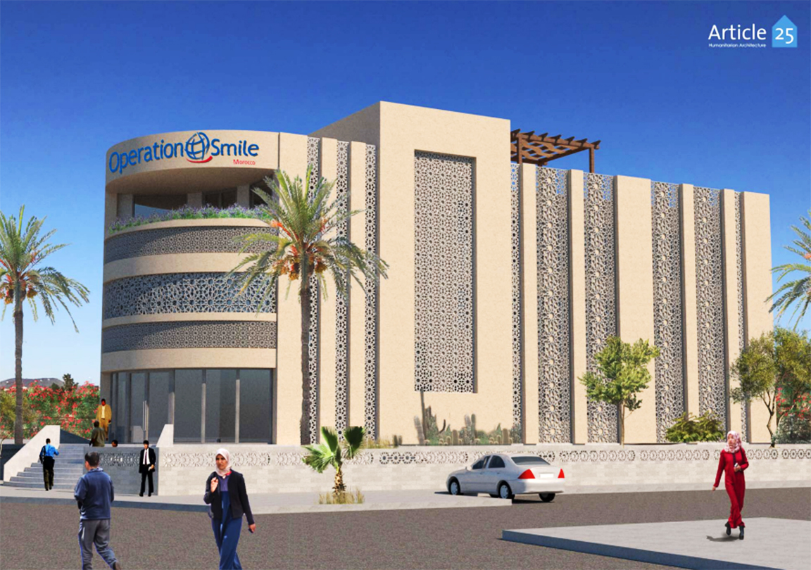 The construction of our newest cleft care center has begun in Marrakech, #Morocco.

It'll become the fourth center for #OperationSmileMorocco, joining the others located in Casablanca, Oujda and El Jadida. Check out the virtual model our friends at @Article25 designed for us.