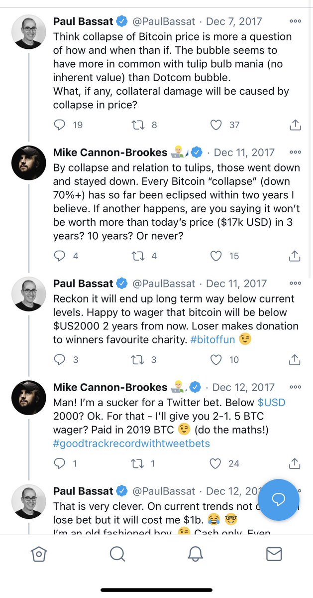 Nearly 5 years on… <a href="/mcannonbrookes/">Mike Cannon-Brookes 👨🏼‍💻🧢🇦🇺</a> <a href="/PaulBassat/">Paul Bassat</a>