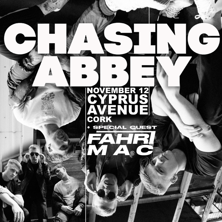 CyprusAveCork's tweet photo. *Special Guest Announcement*

Joining @ChasingAbbeyHQ this Saturday night for their headline show at Cyprus Avenue is @FahriMac to open the show! 

Tickets still available at https://t.co/qb3lZ0inMQ https://t.co/KYrlyg5xz8