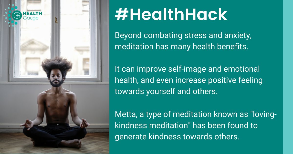 Who knew?! Meditation can make you kinder. 

#BEKIND #HealthHack

More health insights&gt; healthgauge.com