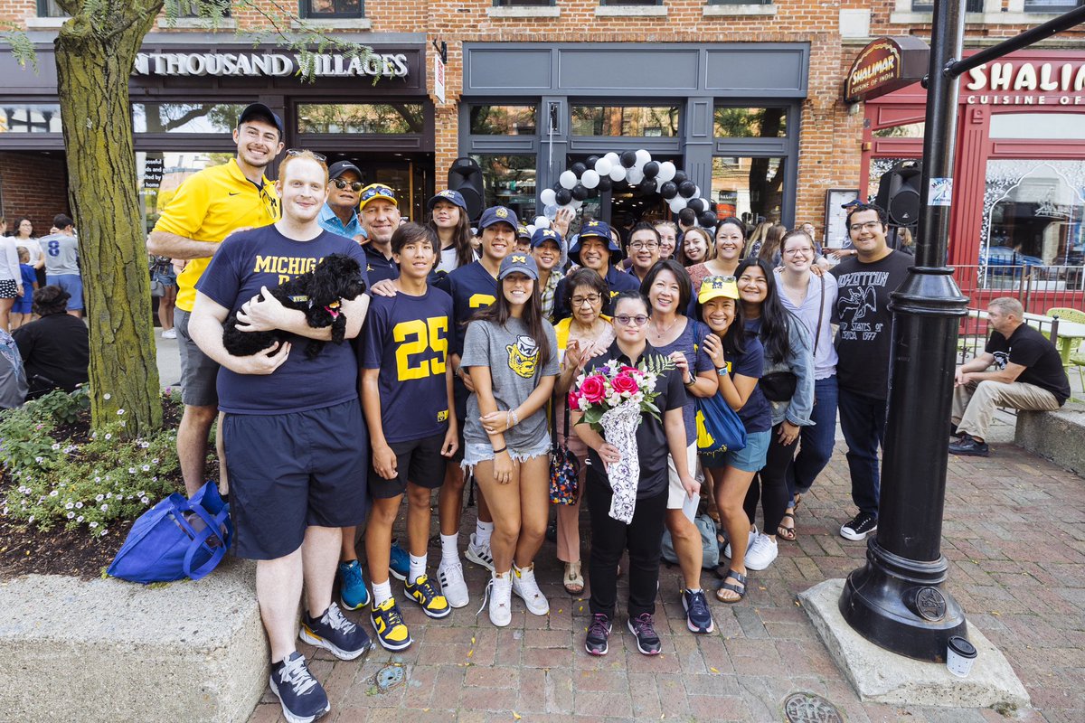 When it's your first day of work &amp; your family and friends show up to support you. You deserve it, Maria.

305 S Main St
Ann Arbor, MI | Open Daily