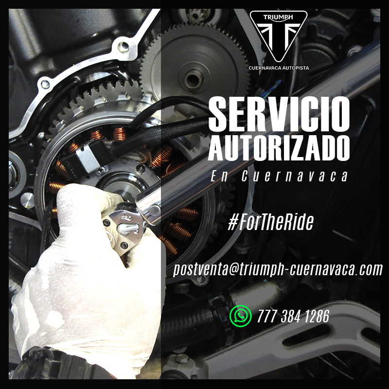 TriumphCuernaAu's tweet photo. 🔧Triumph Cuernavaca Autopista, ofrece servicio autorizado para tu Triumph. 🏍
📲Contáctanos al 7773841286

#Cuernavaca #motociclismo #MotoViajero #OntheRoad #MotorcyclesMéxico #ForTheRide #Triumph #motocicletas #motos #motorcycle #bikerlife  #mototerapia #motociclismo #motolife https://t.co/wuScfTSzB3