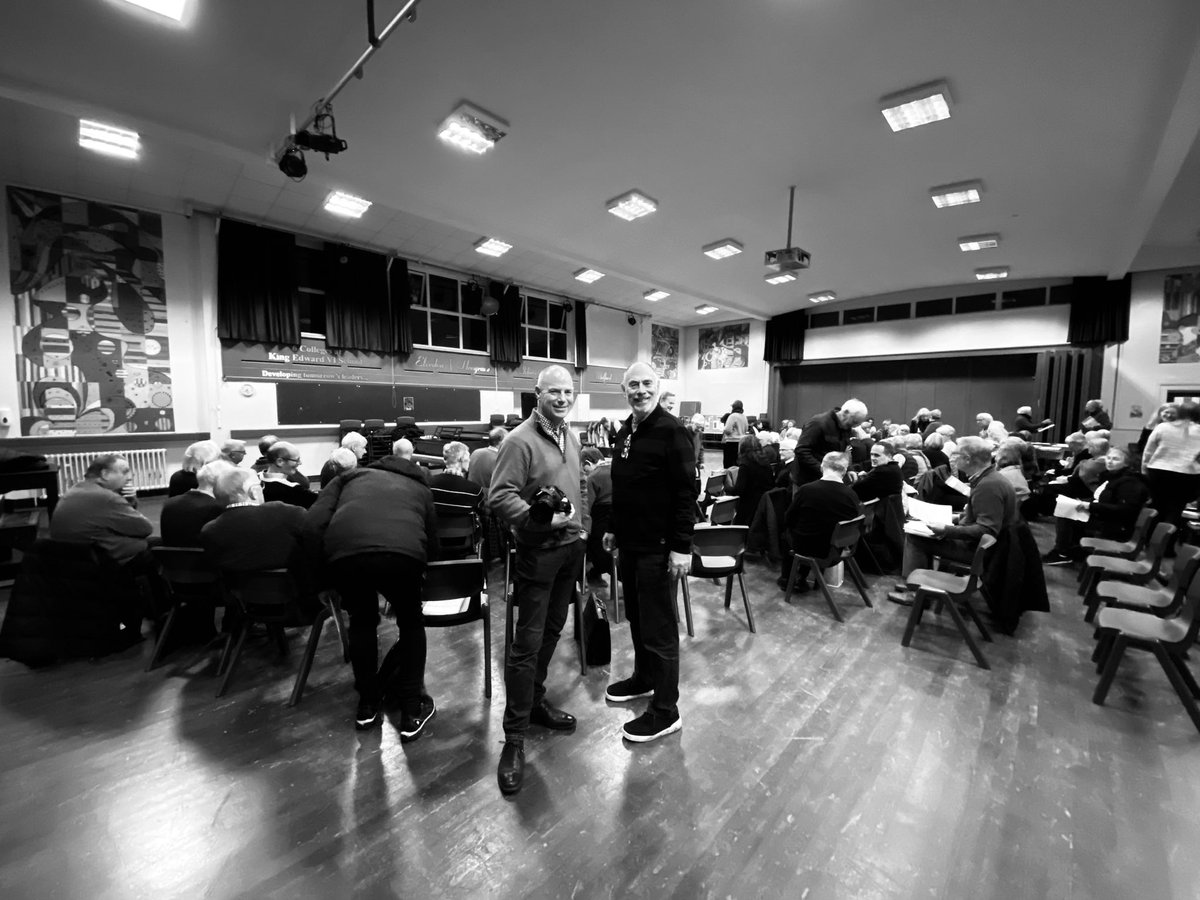 BuryBachChoir's tweet photo. We had a cracking rehearsal tonight-so much energy! We were also delighted to welcome former bass and professional photographer, John Martyn, to take some new shots for our website. #burybachchoir #burystedmunds #suffolk #publicityshots #guildhallstudio https://t.co/7wiFazYoM7
