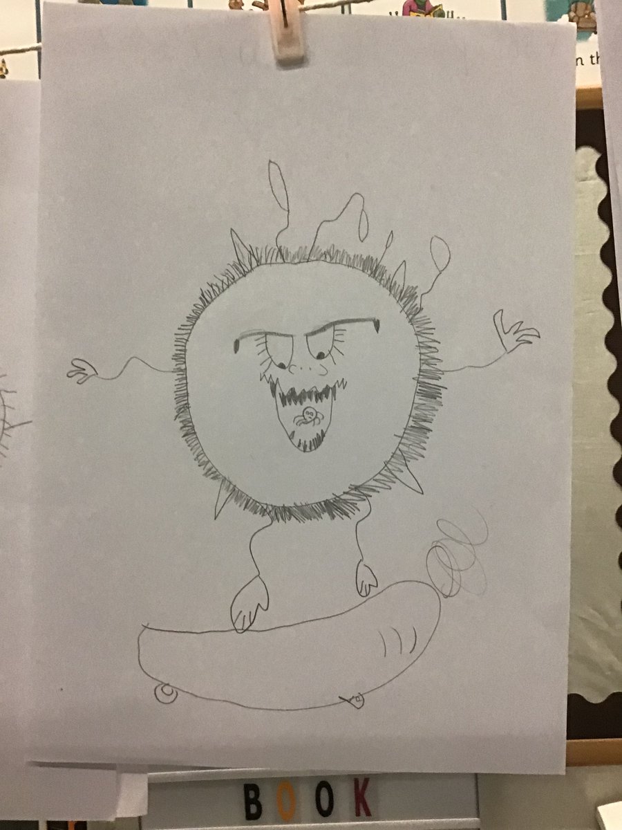 Yesterday, Simon Murray, author and illustrator of Icky Doo Dah, visited Year 1 and 2. He told us a bit about himself before doing some drawing. The children also had a go at doing their own illustrations using his artwork as inspiration. #illustration #simonmurray <a href="/ickydoodah/">ickydoodah</a>