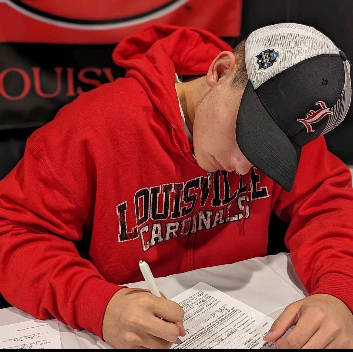 Congratulations to Kyle Crow on signing his official commitment to the University of Louisville to continue his academic and athletic career.