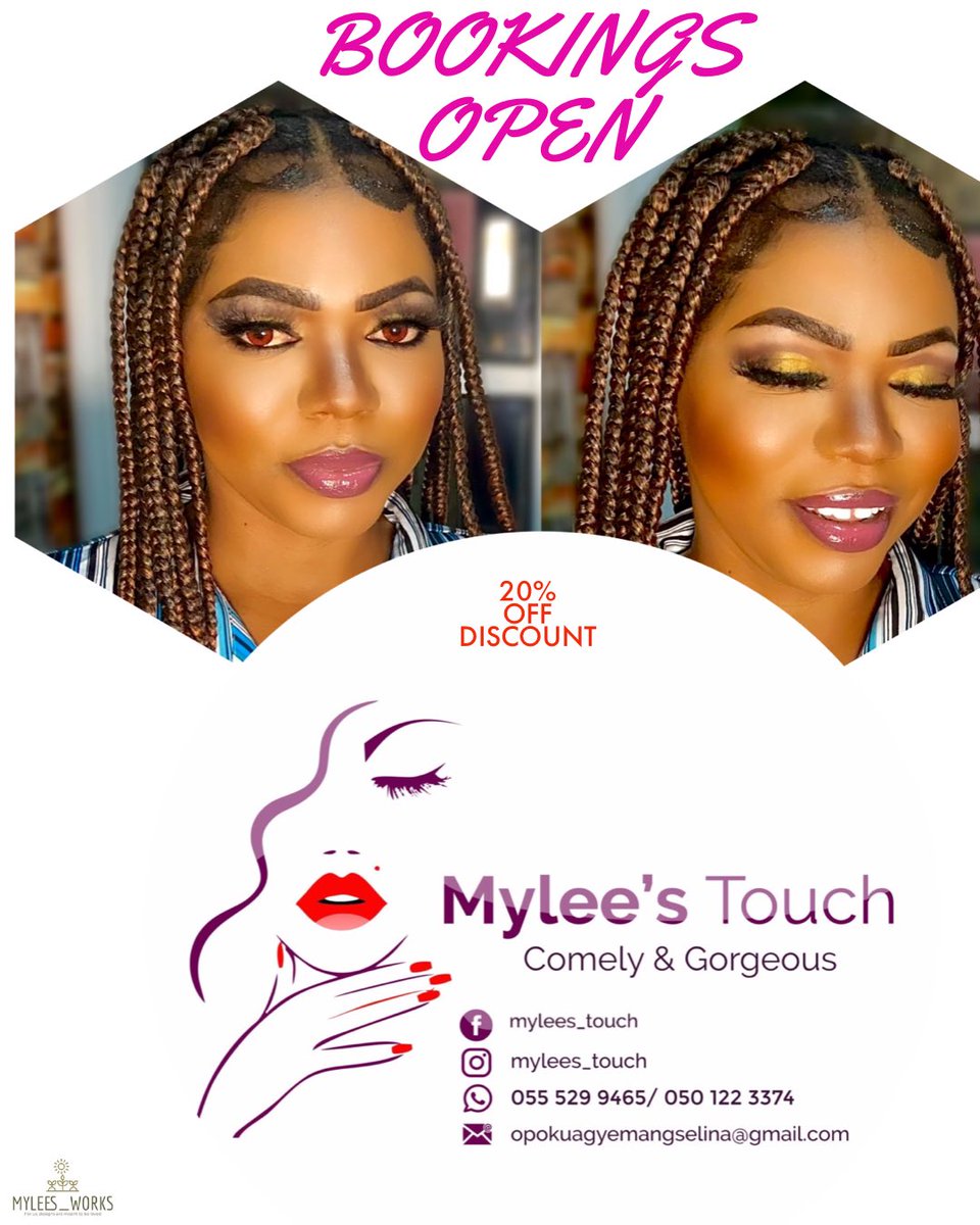 SerlynaPapabi's tweet photo. We are open for bookings 💄💄 https://t.co/I3pZPGK1Wk