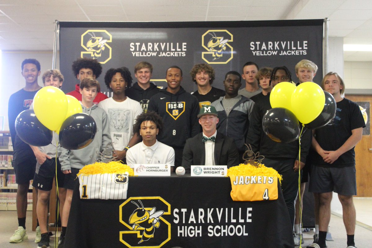 Starkville Baseball (@starkvillebb) on Twitter photo Congrats to Senior Yellow Jackets <a href="/brennon_wright/">Brennon Wright</a> @Chipperchase7 and former Yellow Jacket <a href="/jackson25owen/">Jackson Owen</a> for Signing. <a href="/CoahomaCC_BSB/">Coahoma CC Baseball</a> <a href="/MCCEaglesBSB/">MCC Eagles Baseball ⚾️ 🇺🇸</a> <a href="/HailStateBB/">Mississippi State Baseball</a> Congrats to Senior Yellow Jackets <a href="/brennon_wright/">Brennon Wright</a> @Chipperchase7 and former Yellow Jacket <a href="/jackson25owen/">Jackson Owen</a> for Signing. <a href="/CoahomaCC_BSB/">Coahoma CC Baseball</a> <a href="/MCCEaglesBSB/">MCC Eagles Baseball ⚾️ 🇺🇸</a> <a href="/HailStateBB/">Mississippi State Baseball</a>