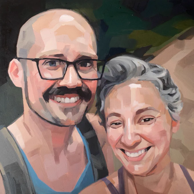 I'm opening up 1 or 2 slots for portrait painting commissions for the holidays! Prices start at $350 and go up based on size &amp; complexity. 