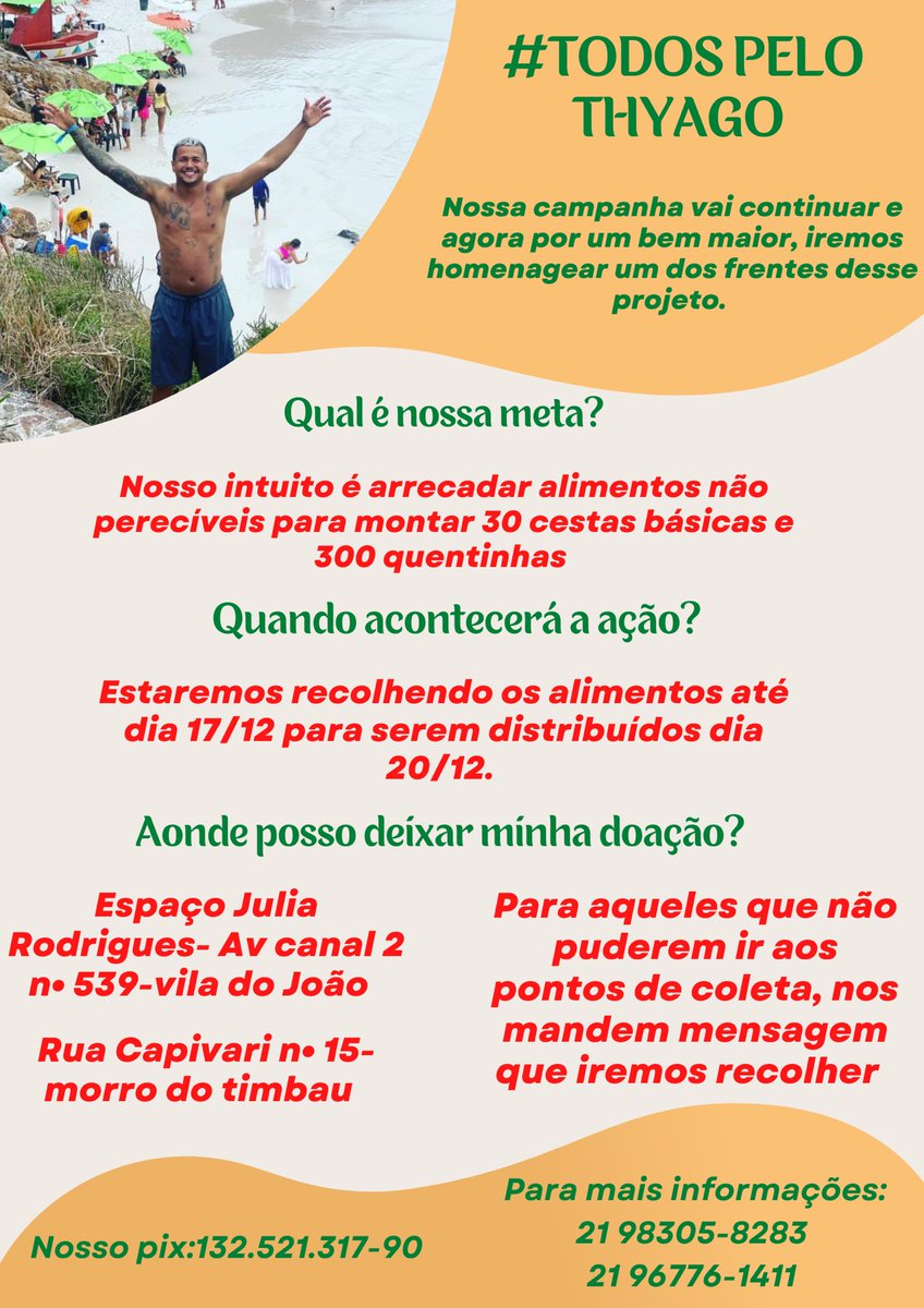 Vai ser tudo por você, vamos juntos mudar o natal de muitas famílias, divulguem o máximo galera !!!!!!
