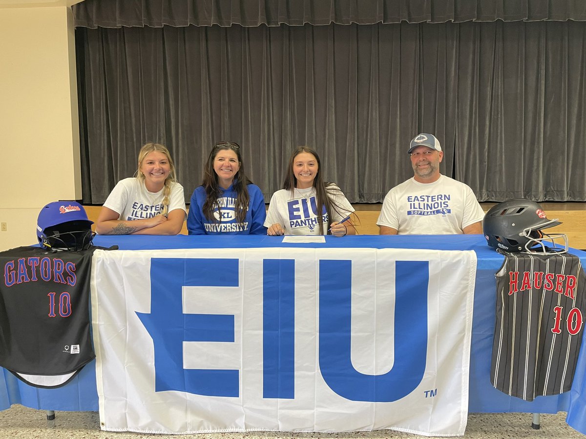 Congratulations to <a href="/hannah_taylor10/">Hannah Taylor</a> on signing her Letter of Intent to continue her academic and softball career at Eastern Illinois University!