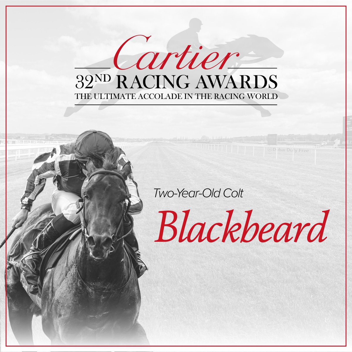 Cartier Two-Year-Old Colt - BLACKBEARD 🌟

Blackbeard claims the Cartier Two-Year-Old Colt award after winning six of his eight starts, including two of Europe’s premier six-furlong contests for juveniles
