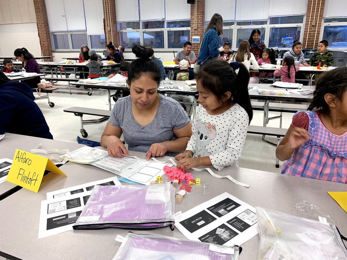 So great to see families playing games at our Kindergarten Math With Me Night! #mathgames #familyengagement <a href="/BaileysES_FCPS/">Bailey's Elementary School for the Arts & Sciences</a>