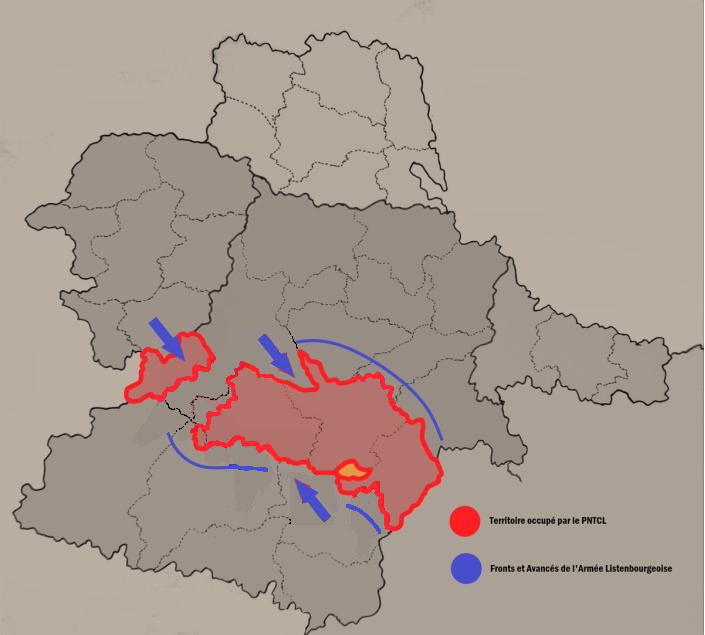 CDesGuegs's tweet photo. @ListenbourgNav @ListenbourgAF Grâce a l'effort des #blindés de la 11e division Hasta et du soutien permanent de l'armée de l'air, nous avons percé le front à l'ouest et avançons sur tous les fronts. https://t.co/maCJRc9ycq