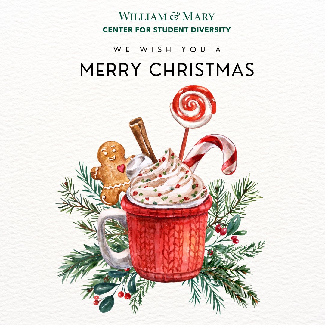 Merry Christmas to all our students, faculty, and staff that celebrate! We hope your celebrations are joyous!