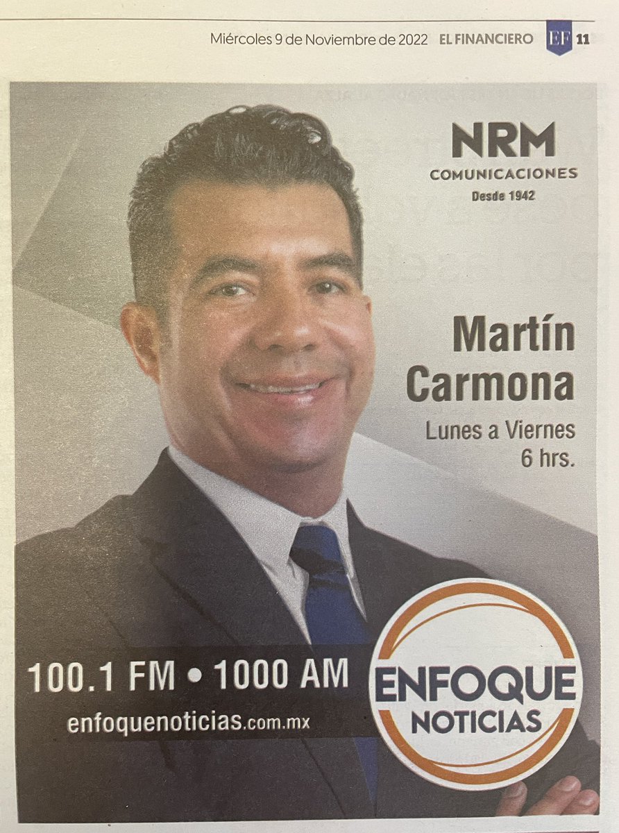 carmonamartin's tweet photo. 5 años al aire en “Amanece en EnfoqueNoticias” https://t.co/9uwZPS0I93