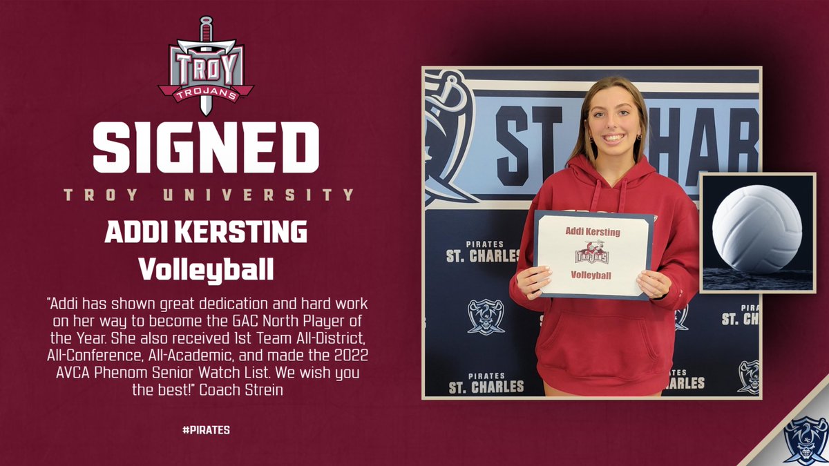 The SCHS community has been blessed to watch you compete these last 4 years. Addi will be studying Business at Troy University and we wish her luck!